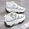 Platform dad shoes sandals 2025 summer new hollow inner height increase casual shoes muffin small Roman sandals