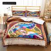 Luxury New 3D Print Anime Yu Gi Oh Card Duvet Cover Set Blue Eyes White Dragon Cartoon Bedding Sets King Size Cover Sets