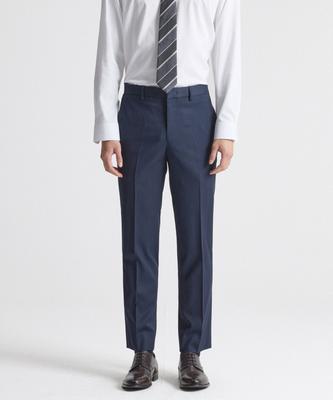 STCO [3X3 Crossfit] Tech-Poly Four-Way Stretch Essential Suit Pants Navy (Classic Fit)_Sslvz53Csn