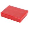 2pcs Empty Watercolor Box Paint Storage Palettes Box Portable Plastic Painting Pigment Box For Acrylics Lipsticks Red