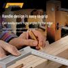 High Precision 90° L-Square Ruler for Woodworking - Thickened Inspection & Marking Tool