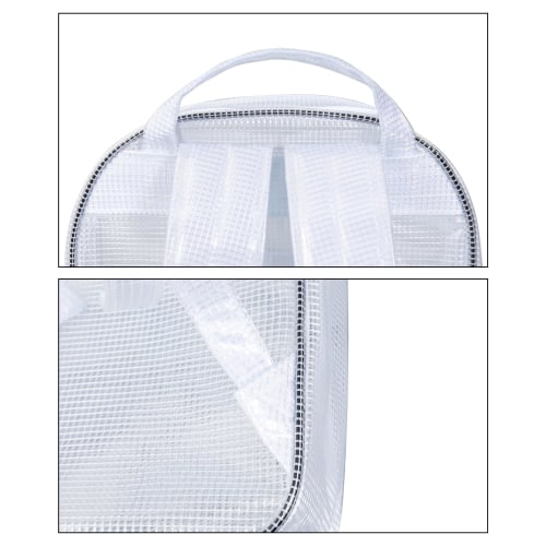 NOTAG Engineer Bag, Backpack, Transparent PVC, Anti-Static, Clean Room, A4 Size, Vinyl, Large Capacity, Waterproof, Durable, Long-Lasting, for Work