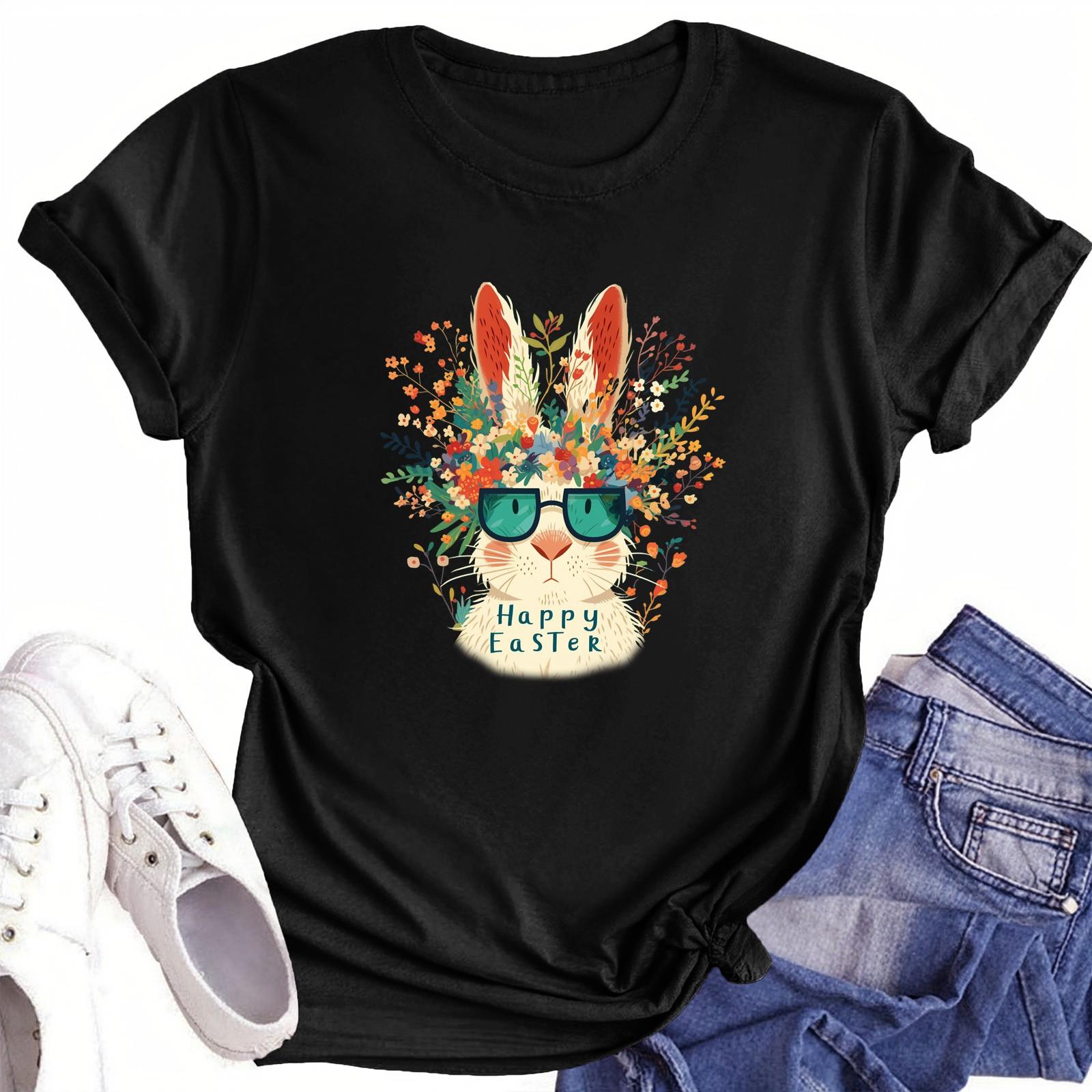 

Футболки с короткими рукавами для женщин, модные топы, легкие и мягкие повседневные летние наряды, одежда L чёрный