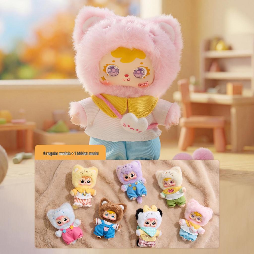 Three Little Hairs Lucky Rabbit Plush - Cute Bedroom Decoration