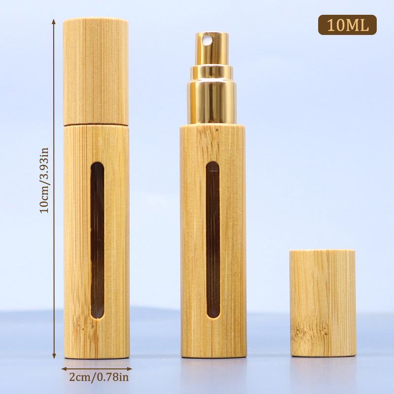 

5/10 мл Бамбуковое дерево Пустой спрей Многоразовый флакон Контейнер Атомайзер для воды 10ml