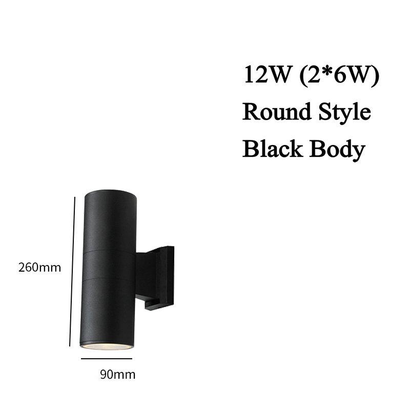 LED Outdoor Waterproof Wall Lamp Bedroom Living Room Aisle Corridor Wall Light Lighting Porch Garden Lamp Decorative Wall Sconce