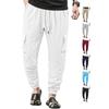 Men'S Sports Pants Loose Running Casual Drawstring Pants Work Pants