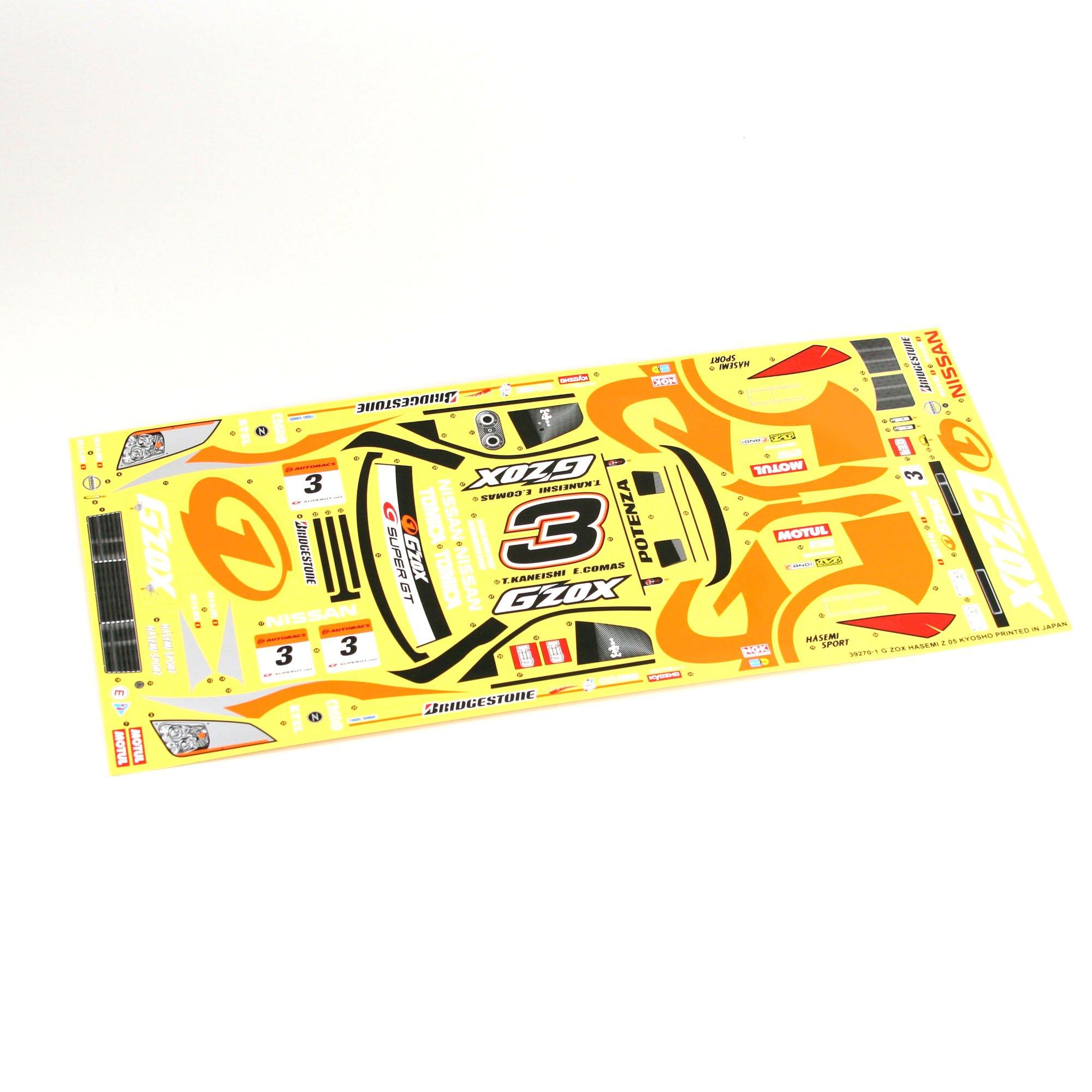 

Kyosho Sponsor Decal HASEMI Radio Control Parts (G ZOX Z) 39270-1