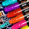 8 Colors White Liquid Chalk Erasable Pen set Marker For Glass Windows Electronic Blackboard Chalkboard Window White Pen