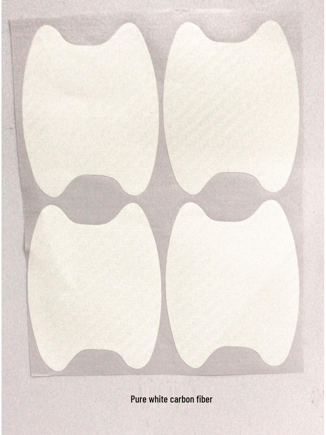 

Защитные наклейки на ручки дверей автомобиля из углеродного волокна, набор из 4 штук