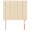 VidaXL Headboards 2 Pcs Cream 90x5x78-88 Cm Fabric 3116557