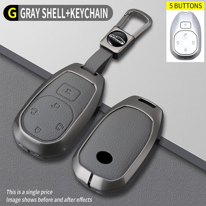 Key Cover for 23/24 GAC Trumpchi M8, Master E9MAX - High-End Buckle Shell for Men and Women.