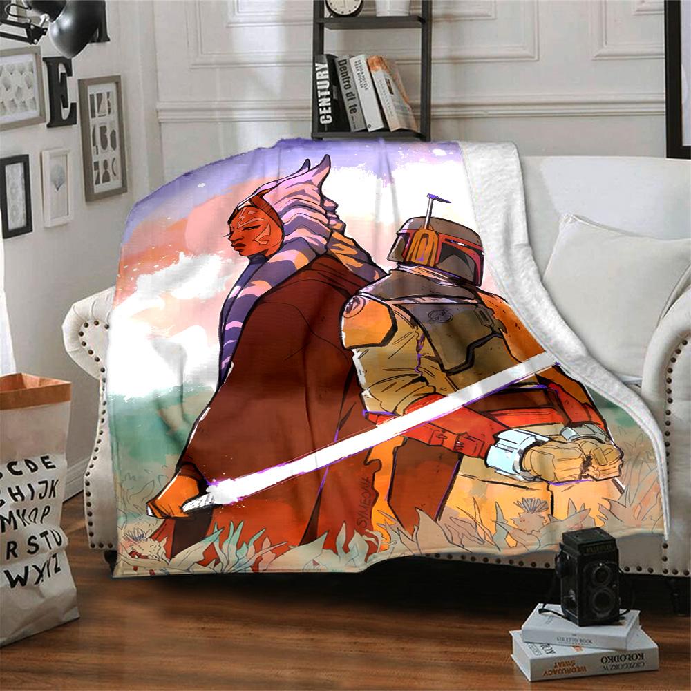 Star Wars Blanket Durable Comfort Suitable for Couch Picnics Chair All-Season Use Stylish Decor Ideal Gift for Friends Family Couples Picnic