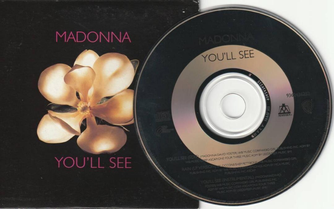 

[USED] Paper Jacket Madonna You ll See Australian CD Single