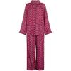 Lily And Lionel Womens/Ladies Evie Leopard Collared Long Pyjama Set