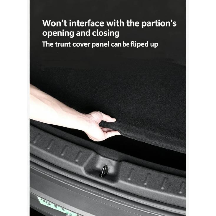 Trunk Threshold Strip For Tesla New Model YL Six Seat 2025 2026 TPE Trunk Door Sill Strip Rear Cargo Anti Scratch Protector Mats