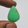 Natural Chrysoprase Gemstone Cabochon 16 Carats Size 23x17 MM Pear Shape, Jewelry Making Craft Supply