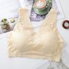Sexy Lace Back Seamless and Anti Sagging Lingerie for Women with Gathered Chest Pads and Thin Chest Tops Wrapped In Bras
