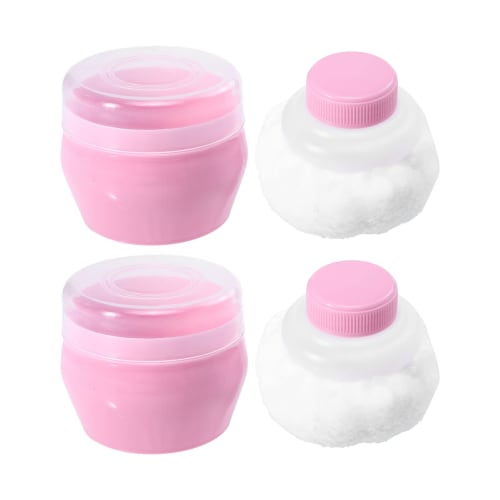 

Frcolor Baby Powder Puffs, Set of 2, Portable, Pink, for Baby and Kids Body Talcum Powder Puffs, Perfect for Baby Showers and Body Care