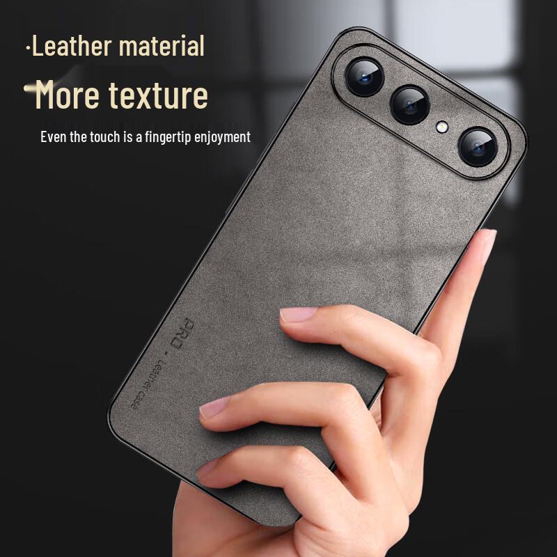 Luxury Leather Texture Full-Coverage Phone Case for Vivo