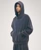 Musinsa Standard Frost-Dyed Oversized Hooded Sweatshirt [Navy]