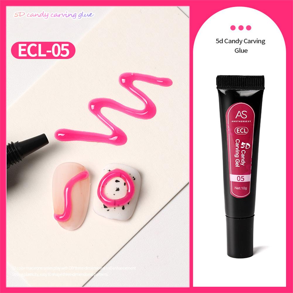 5D Hose Candy Macaron Jelly Gel Nail Gel Polish Solid Color Disposable Nail Gel DIY Nail Art Gel Manicure 10ml