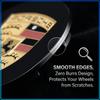 4 ks 65MM Auto Znak Odznak Krytky Středových Krytů Koleček Pro Porsche Boxster Cayenne Panamera Macan Cayman 911 918 996 917 991