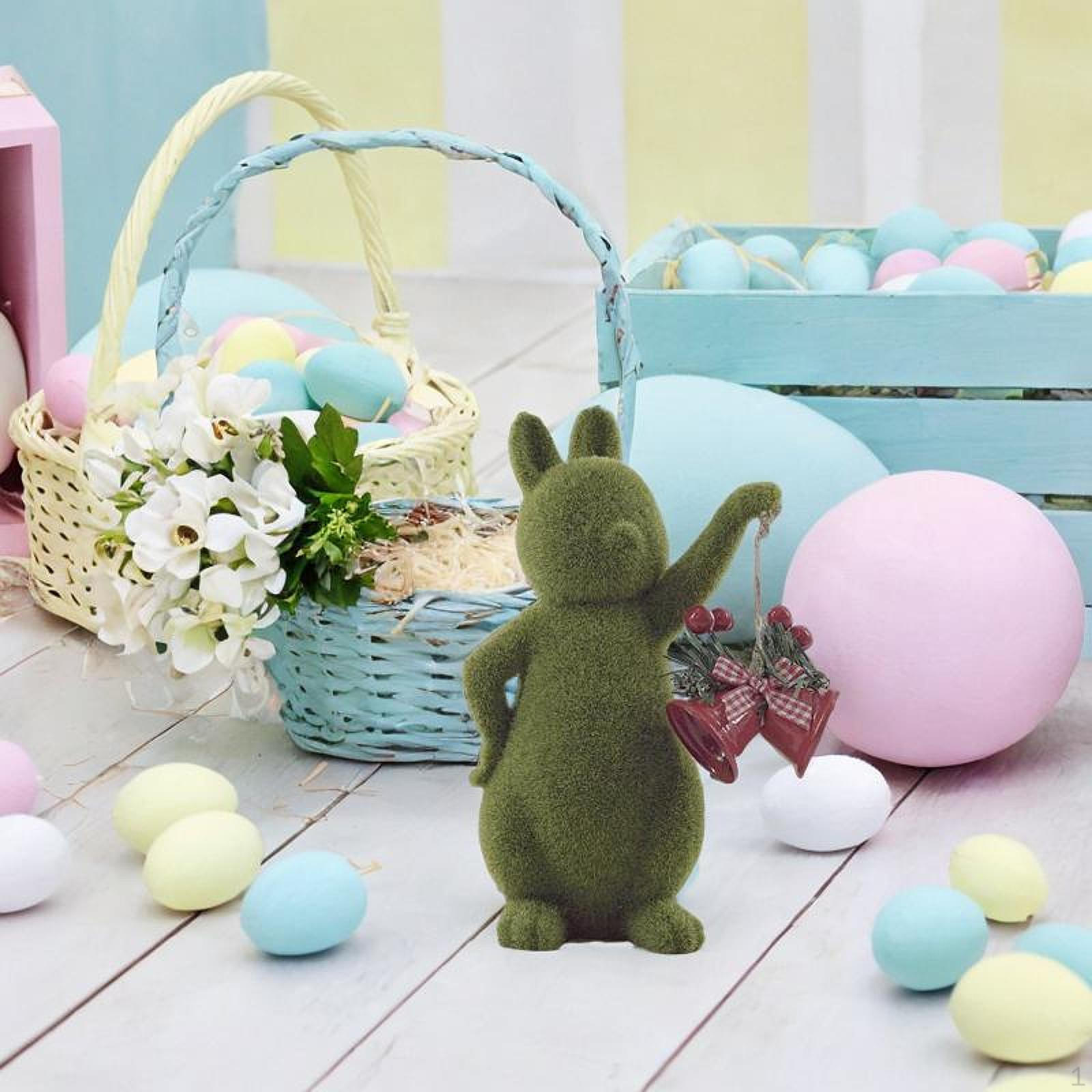 

Пасхальная статуэтка, украшение стола для внутреннего использования, центральная часть книжной полки и шкафа Bunny
