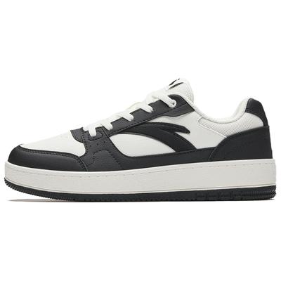 Year 2 Simple Versatile Classic Fashion Durable Lightweight Low-Top Skate Shoes Women Sneaker Black White 922548068-5
