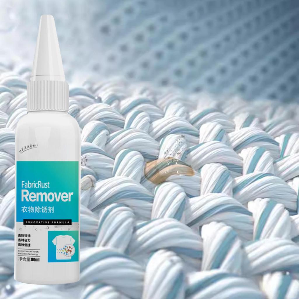 Rostfleckenentferner Kleidung 80ml Fleckenentferner für Kleidung Hartnäckige Flecken Schnell und Einfach Schmutzentfernung Kleidung Reiniger für Kupfer