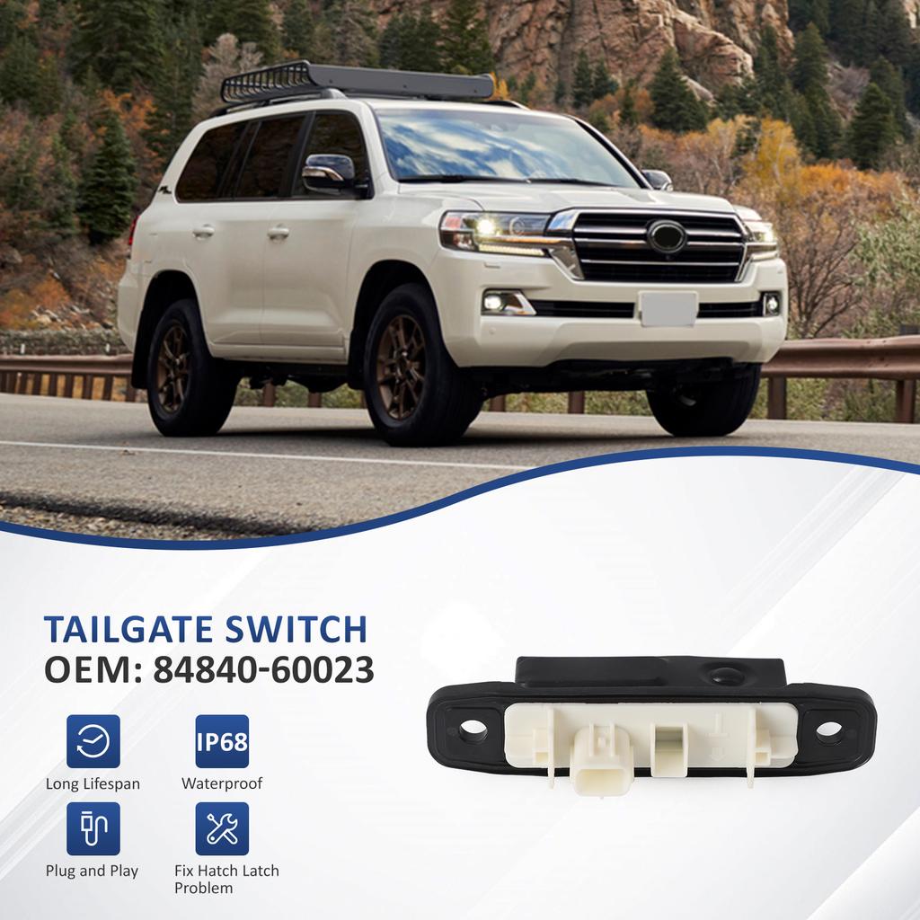 Tail Gate Car Rear Trunk Boot Door Key Button For Toyota Land Cruiser 18-21 Tailgate Luggage Switch Door Open Button 8484060023