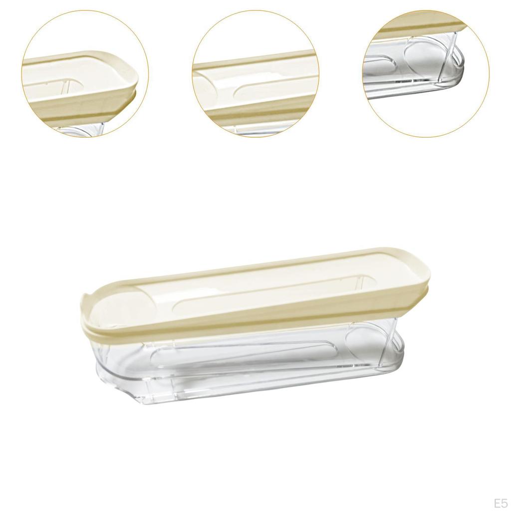 Automatischer rollender Eierablage-Organizer-Behälter für Kühlschrank und Arbeitsplatte