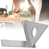 Stainless Steel Woodworking Right Angle Gauge 90/45 Degrees Carpenter Measuring Ruler