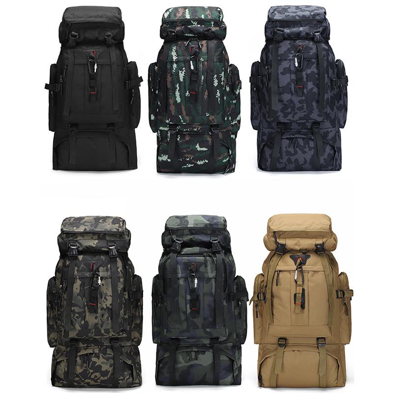 Large Backpack Oxford Cloth Waterproof Backpack Liters Travel Outdoor Camping Backpack