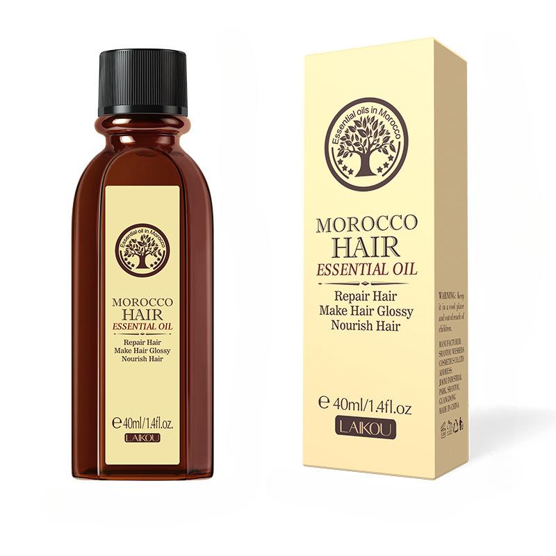 Moroccan Hair Oil Improves Irritated, Brittle and Split Hair, Nourishes Roots and Scalp Care