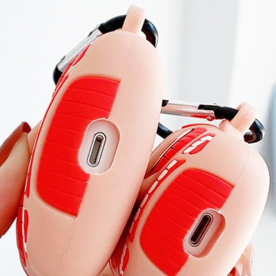 Earphone Case Soft Ultra-thin Comfortable Reusable Flexible Anti-fall Silicone 3D Cartoon Style Wireless Bluetooth-compatible Headphone Protective