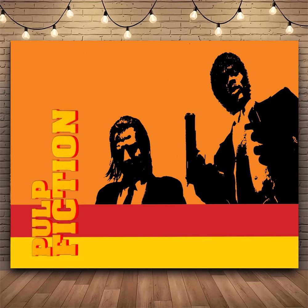 Classic Film Pulp Ffiction Cool Tapestry Print Large Tapestry Wall Hanging Wall Tapestry Decor Living Room Bedroom Home