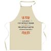 Planetee Kitchen Apron A Yoan Also Awesome | Original Humorous Gift for Cook Protective Clothing Smock Barbecue