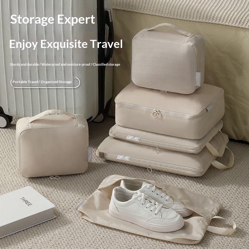 Compressible Travel Packing Cubes 40% Space Saving Water Resistant Organizers Perfect Gift for Frequent Travelers Luggage Packing