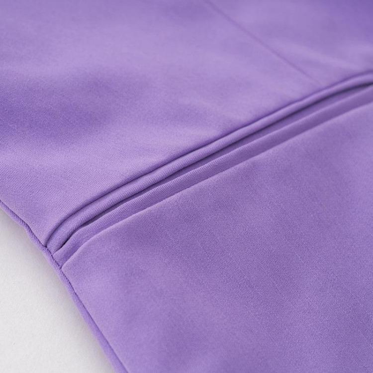 Autumn Winter Women's Casual Long Sleeve Solid Color Blazer Suit Button Commuter Temperament