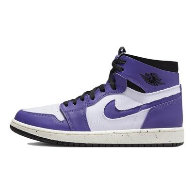 Air 1 High Zoom Comfort Crater Purple Men Sneakers White Black CT0978-501
