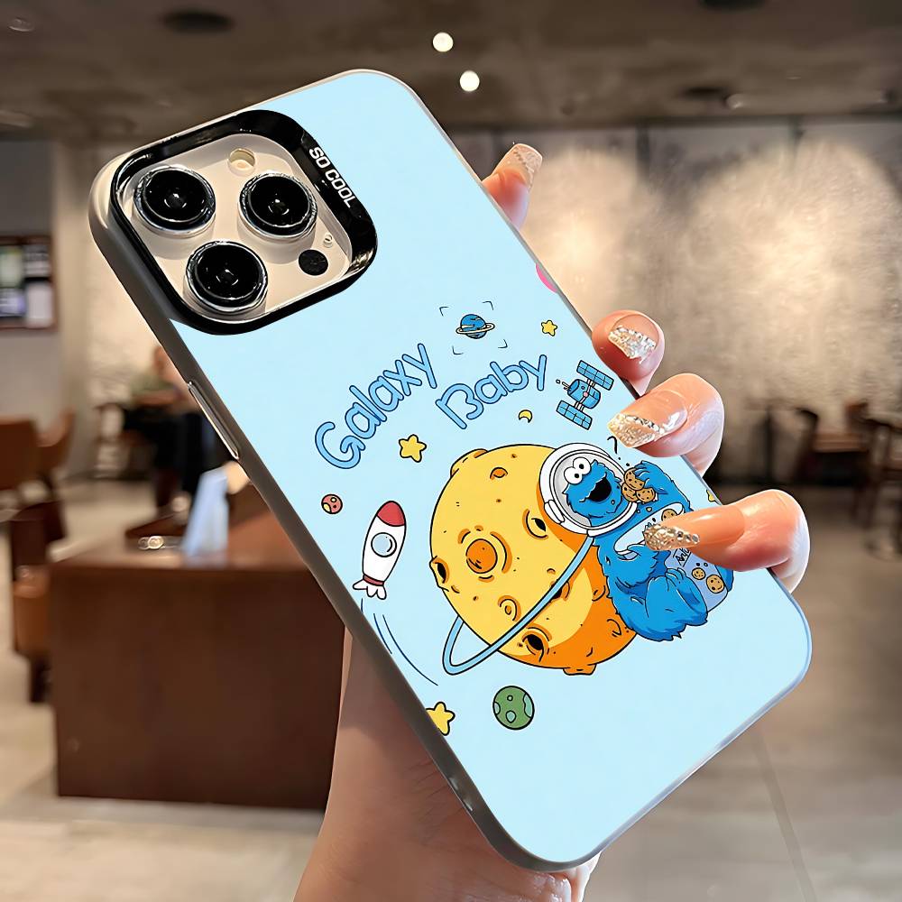 C-Cookies Monster Phone Case For IPhone 17 16 15 14 13 12 11 Pro Max Plus X XR XS Max Shockproof Bumper Cover
