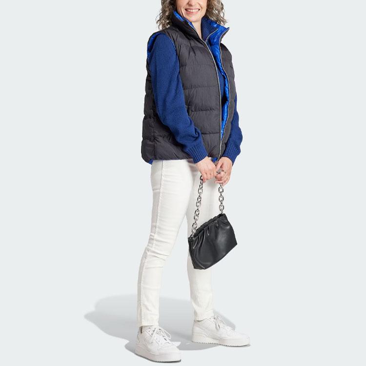 adidas Womens Rever Vegan Vest Black Women Streetwear II8465