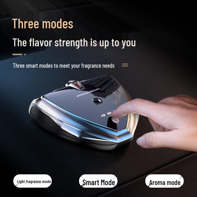 Car Aroma Diffuser & Perfume Atmosphere Light with Parking Number Plate V868S
