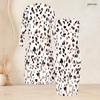 Women Plus Size Two Piece Set Sleeveless Bodycon Dress Long Sleeve Open Front Printed Cardigan