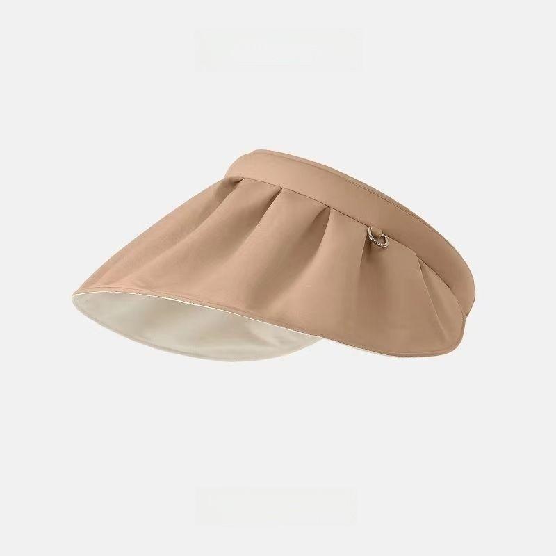 

Double Shell Sun Hat For Women With Wide Brim Breathable Uv Protection Summer Beach Cap хакі