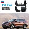 2012-2016 Mudflaps 4pcs FOR Honda CRV CR-V Mudguard Fender Mud Flap Guards Splash Mudguards Fender car accessories styline