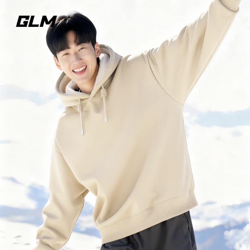 

GLM Men s Lambswool Fleece Lined Hoodie M