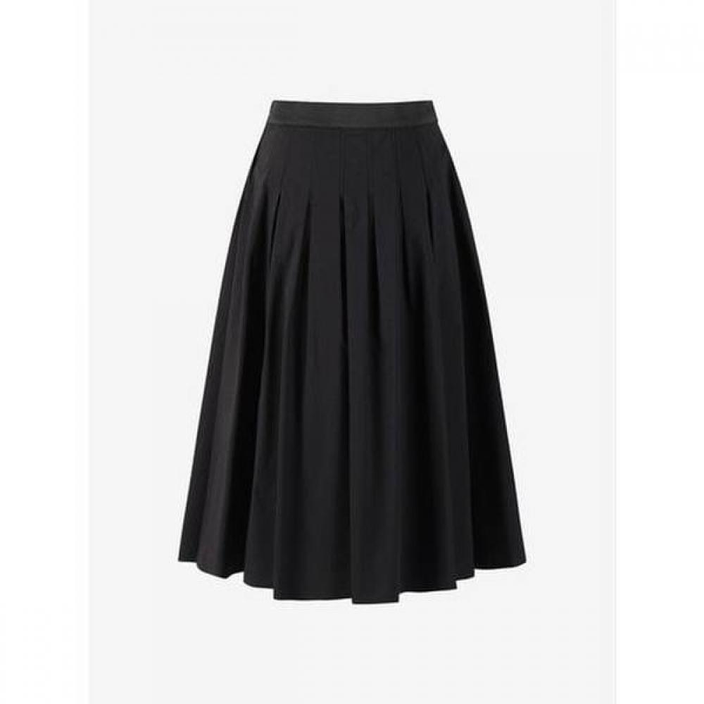 Cc Collect Back Banding Pintuck Flare Skirt  C261msd002 