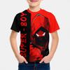 Fluorescent Style Short Sleeved 3D Digital Printed T-shirt for Children Shirt